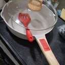 12 Inch Frying Pans Nonstick with Lid, 5 Qt Large Deep Frying Pan Skillet with Cover, Non Stick Cooking Sauté Pan Compatible with All Stovetops, Detachable Handle, Oven Safe, PFOA PFOS Free