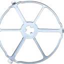 WB02X32600 WB06X10651 Rotating Ring Tray Support Fit for GE JE1140WD001 ZSB9131N1SS ZSC1001KSS01 ZSB9131N2SS, Microwave Glass Turntable Rotating Ring Replace 4929164 AP6871921 EAP12709805