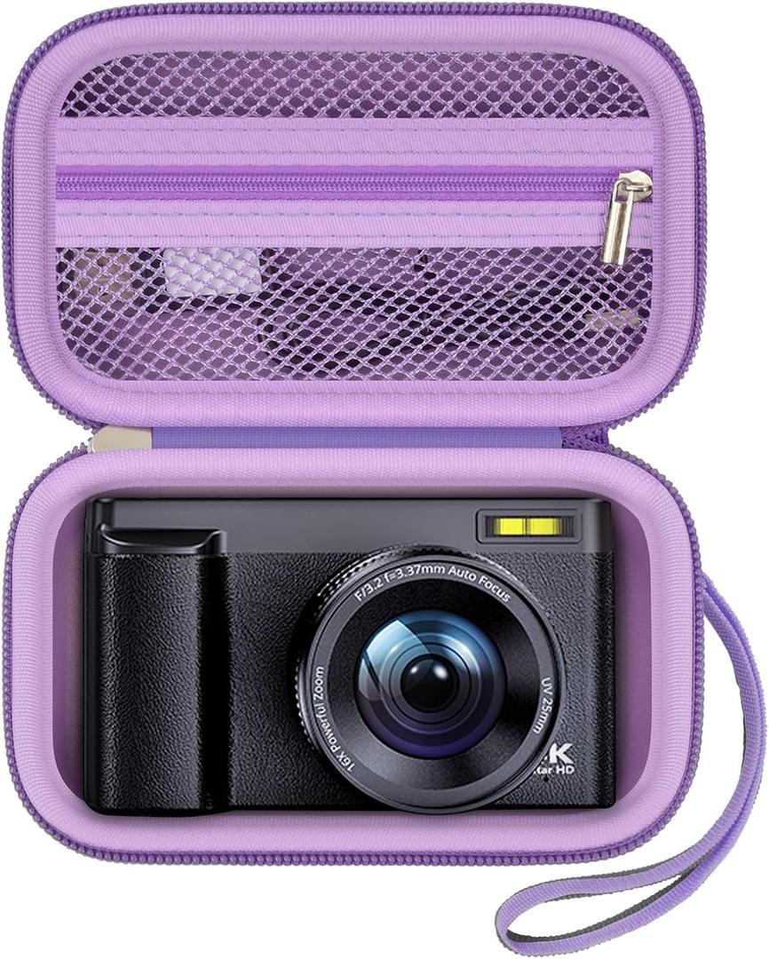 Digital Camera Case Compatible with Duluvulu for Oiadek for Zostuic for TEBNGIHNM for Canon G7 X Mark III/II 4K Vlogging Camera. Storage Holder Bag for Canon PowerShot (Box Only) - Purple