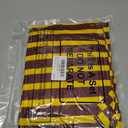 Paterr 2 Pcs Halloween Horse Scarf Hat Outfits Accessory Striped Scarf Hat for Horse Parade and Parties Costume Accessories (Red, Gold)