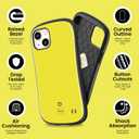 iFace First Class Designed for iPhone 13 (6.1")  Cute Shockproof Dual Layer [Hard Shell + Bumper] Phone Case [Drop Tested] - Yellow