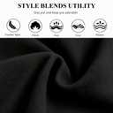 6 Pcs Headbands for Women Non Slip Workout Hair Bands, Stretchy Athletic Soft Sweatbands, Elastic Cloth Fabric Headbands for Women for Yoga, Running Headband for Women, Gym & Daily Use