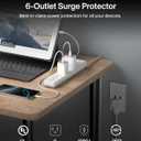 Belkin 6-Outlet Surge Protector Power Strip, 6ft Cord, 360 Rotating Plug - 1080 Joules Protection