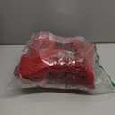 EMEMA Non Slip Shaggy Bath Mat Absorbent Small Rug Door Mat Inside Kitchen Entrance Carpet Mat for Bathroom Bedroom Kitchen, 24"x 36", Red