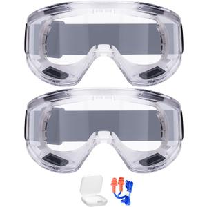 AirGearPro Vision-1000 Anti-Fog Safety Goggles | Anti-Scratch Clear Safety Glasses, Protective eyewear Ideal for DIY works