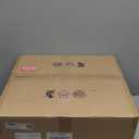 TD00145 Sputnik Chandelier Floor Lamp for Bedroom,4-Lights Glass Shade Floor Lamps for Living Room, Brass/Gold