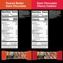 KIND Thins Snack Bars, 2 Flavor Variety Pack, Gluten Free, 100 Calorie, 60 Count, Peanut Butter Dark Chocolate & Dark Chocolate Cherry Cashew (EXP 06/13/26)