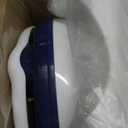 Potty Training Toilet, Realistic Potty Training Seat, Toddler Potty Chair with Soft Seat, Removable Potty Pot, Toilet Tissue Dispenser and Splash Guard, Non-Slip for Toddler& Baby& Kids (White, Navy Blue)