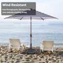Patio Umbrella Base Heavy Duty with Wheels, Max 100lb Fillable Umbrella Stand Mobile Square Market Stand, Windproof Outdoor Umbrella Holder for Deck, Poolside, Lawn, Fits Muti Sized Umbrellas