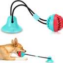 Interactive Dog Toys Tug of War, Mentally Stimulating Toys for Dog, Puppy Teething Toys for Boredom to Keep Them Busy, Dog Puzzle Treat Food Dispensing Ball Toy for Small Medium Dogs