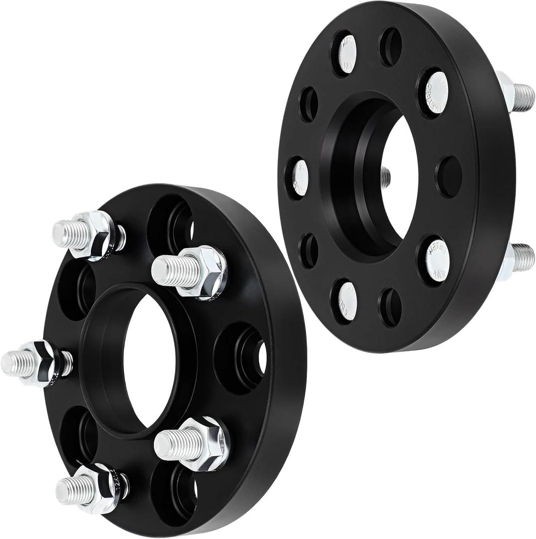 OCPTY 2PCS 5x4.5 to 5x4.5 Wheel Spacers 20mm Wheel Adapters 12x1.5 Studs 67.1mm Center fit for 2007-2013 for Jeep for Compass / 2007-2013 for Jeep for Patriot / 2005-2011 for Mercury for Mariner