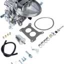 0-4412S Carburetor 500 CFM 2 Barrel 2300 Manual Choke Replacement for GMC CJ5 CJ7 J10 F100 F250