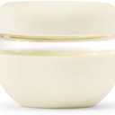 W&P Porter Seal Tight Lunch Bowl Container w/ Lid | Cream 16 Ounces | Leak & Spill Proof, Soup & Stew Food Storage, Meal Prep, Airtight, Microwave and Dishwasher Safe, BPA-Free Glass