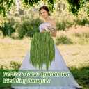 Suncalla Forest Green Spring Natural Dried Amaranthus Hanging Flowers Amaranthus Artificial Flowers for Wedding Arch Bouquet Floral Garland Wall Home Decoration (23 Inch,12 Pcs)