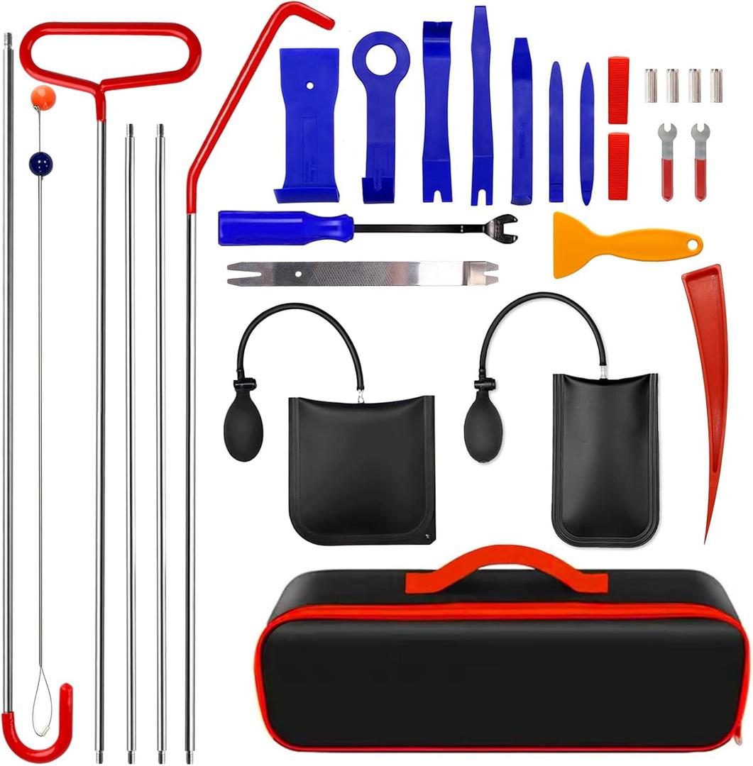 Stainless Steel Portable Repair Tools, 65 inch, 24pcs (17.8" x 7.09" x 2.17")