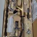 Pfister Alderwood Kitchen Faucet with Pull Down Sprayer and Soap Dispenser, Single Handle, NSF Certified, Brushed Gold Finish, F5297AWBG