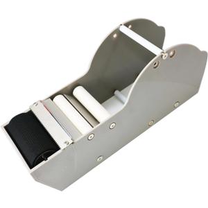 Grey Water Paper Tape Dispenser, Up to 3" Wide Kraft Gummed Tape for Sealing Office Supplies Arts Crafts (Gray)