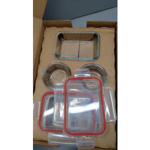 Pyrex Freshlock (7Pack) Glass Food Storage Containers Set, (1, 2, 4 Cups) Airtight & Leakproof Plastic Locking Lids BPAFree, Meal Prep Containers Set, Freezer Dishwasher Microwave Safe