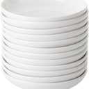 Brew To A Tea - Ceramic Porcelain Dipping Bowls, 3 Oz, Set of 12, White, Modern Style, Round Shape, Classic Theme, Oven Safe, Microwave & Dishwasher Safe