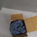 Couch Throw Pillowcases, Chenille Throw Pillow Covers,Set of 2 Decorative Boho Square Cushion Covers for Sofa Bed Living Room Home Decor(Navy Blue 12 * 20")