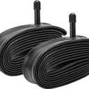 2-PCS Heavy Duty Bike Tubes 26x1.25 AV Schrader Valve Compatible with 26x1.0 26 x 1.25 26x1.50 Bicycle Inner Tubes