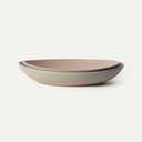 MORA Mega and Giant Serving Dishes Set of 2, 16 inch and 14 inch Ceramic Pottery Oval Platters - Microwave, Oven and Dishwasher Safe - Thyme & Mushroom