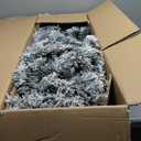 6 ft. Pre-Lit LED Flocked Snow Hinged Pine Artificial Christmas Tree with 250 White Lights