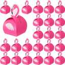 Honoson 24 Pcs Flamingo Gift Box Flamingo Party Favor Bag Decorative Animal Box Goodie Bag for Candy Summer Hawaiian Tropical Luau Beach Birthday Party Favor Decoration Supplies