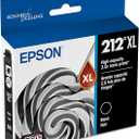 EPSON 212 Claria Ink High Capacity Black Cartridge (T212XL120-S) Works with WorkForce WF-2830, 2850 and Expression XP-4100, 4105