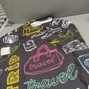 Luggage Cover for Suitcase,Elastic Spandex Carry on Luggage Protector Suitcase Covers,Suit Case Sleeve Fit 25-28 Inch Luggages (Black Travel, L)