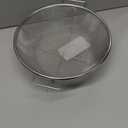 Fine Mesh Strainer for Kitchen, 4 Quart Stainless Steel Colander Bowl for Pasta, Rice, Fruit, Metal Net Baskets with Resting Base - Strain, Drain, Rinse