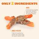 6 oz Sweet Potato & Duck Wraps Duck Sweet Potato Dog Treats High-Protein & Low Fat Healthy Digestive Support Dog Consitipation Relief Contains Vitamins for Dog Training Treat