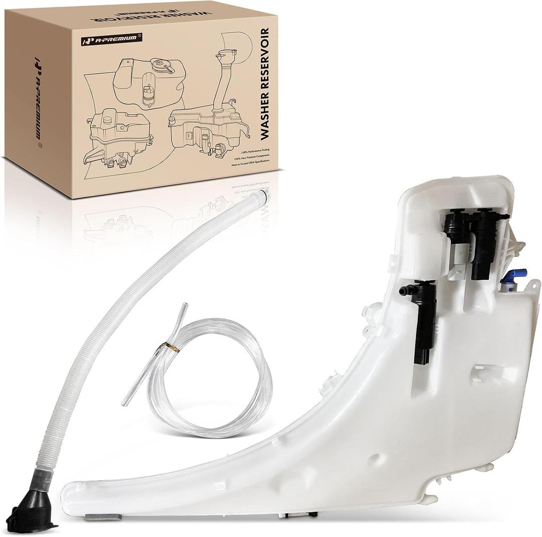 A-Premium Windshield Washer Reservoir Tank Assembly
Compatible with BMW X1 2013-2015, 328i 2007-2012, 325xi 2006, 328xi 2007-2008