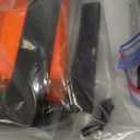 Emfogo 4x6 Picture Frame Rustic Wood Hinged Folding Triple Picture Frames Collage, DoubleSided Display Rotatable High Definition Glass Photo Frame for Home TableTop(Vintage Black)