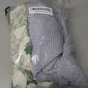 Blissful Diary Muslin Bassinet Sheets for Baby Girls Boys, Boho Soft Cotton Fitted for Oval Hourglass Rectangle Mattress, 2 Pack(Monstera&Dark Green)