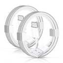 3 x 2 Pack USB A to USB C Woven Cable 60W for iPhone 16E 16 15 Pro Max Car Charger, iPhone 15 Carplay Cable Car Adapter iPad USB C Cord 10th, Air 5th 4th Mini 6th i 15 Pro Plus Charger Charging Cord (3 Feet)