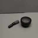 ChefSofi Mortar and Pestle Set - Black Polished Exterior - 1.5 Cup Capacity