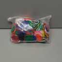 Taiyin 150 Pieces Big Bright Buttons for Kids 8 Vivid Colors and 8 Large Shapes for Crochet Knitting Arts and Crafts Projects Hand Made Gifts