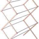 Household Essentials 5001 Collapsible Folding Wooden Clothes Drying Rack For Laundry | Pre Assembled