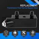 6L80 Transmission Fluid Thermal Bypass Valve Compatible with 2014-2018 Chevrolet Tahoe Silverado 1500 GMC Sierra 1500 Cadillac Escalade GMC Yukon 5.3L 6.2L 4.3L Replaces 125068000