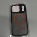 Magnetic 3 in 1 for iPhone 17 Pro Max Case, [Omni-Directional Protection] with 1x Screen Protector + 1x Camera Cover, [Seamless Work with Magsafe] Protective Case for iPhone 17 Pro Max Cosmic Orange