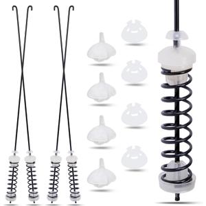 Set 4Pcs Washer Suspension Rod Kit Replaces W10780048 For Admiral ATW4675YQ1, Whirlpool WTW4800XQ4 WTW4800XQ1 WTW4800XQ2, Maytag MVWC200XW2 MVWC200XW1 Amana NTW4600YQ1 NTW4650YQ0 RTW4640YQ1 RTW4640YQ0 Set 4Pcs Washer Suspension Rod Kit Replaces W10780048 For Admiral ATW4675YQ1, Whirlpool WTW4800XQ4 WTW4800XQ1 WTW4800XQ2, Maytag MVWC200XW2 MVWC200XW1 Amana NTW4600YQ1 NTW4650YQ0 RTW4640YQ1 RTW4640YQ0