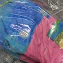 Haloumoning Girls Colorful One Piece Snowsuits Kids Hooded Fleece-Lined Waterproof Ski Suits Coveralls Winter Jumpsuits (5-6 Years)