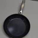 Blue Diamond 8" Nonstick Frying Pan Skillet, Diamond Infused PFAS-Free Ceramic, Dishwasher & Oven Safe, Stainless Steel Handle, Durable Non Toxic Metal Utensil Safe, Egg & Omelet Pan, Blue