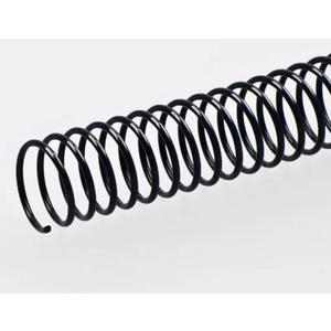 Plutreas 100 Pack Plastic Spiral Binding Coils, 4:1 Pitch, Spiral Binding Spines for Office Documents, Engineer Papers, Business Projects (16mm (140 Sheet Capacity))