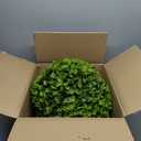 Sunnyglade 2 PCS 15.7 inch 3 Layers Artificial Plant Topiary Ball Faux Boxwood Decorative Balls for Backyard, Balcony,Garden, Wedding and Home Dcor