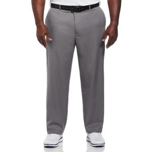 PGA TOUR Mens Flat Front Golf Pant with Expandable Waistband (Waist Size 30-44 Big & Tall) (34W x 32L, Quiet Shade)