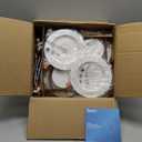 Sunco 12 Pack 6 Inch LED Recessed Light Retrofit, Can Lights for Ceiling, 1700 LM High Brightness, Selectable CCT 2700K/3000K/4000K/5000K/6000K, 17W=120W, Dimmable, Baffle Trim, Damp Rated UL