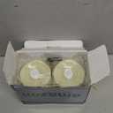 Flameless Candles Battery Operated with Remote Timer, 3D Moving Flame Flickering, Last 600+ Hours Battery Candles, 3" x 4" Ivory Real Wax Electric LED Candle for Wedding Party, Set of 2