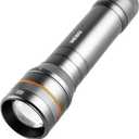 NEBO Newton Powerful LED Handheld Flashlight | AA Battery Powered Compact Waterproof Flashlight | Storm Gray |1000 Lumens